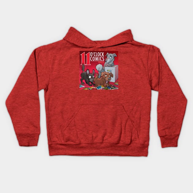 EOC 2022 Album Art Stray Dogs Kids Hoodie by Eleven O'Clock Comics